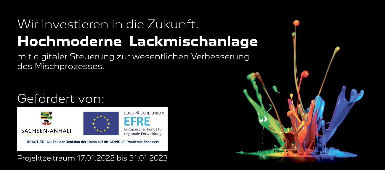 Förderung Lackmischanlage