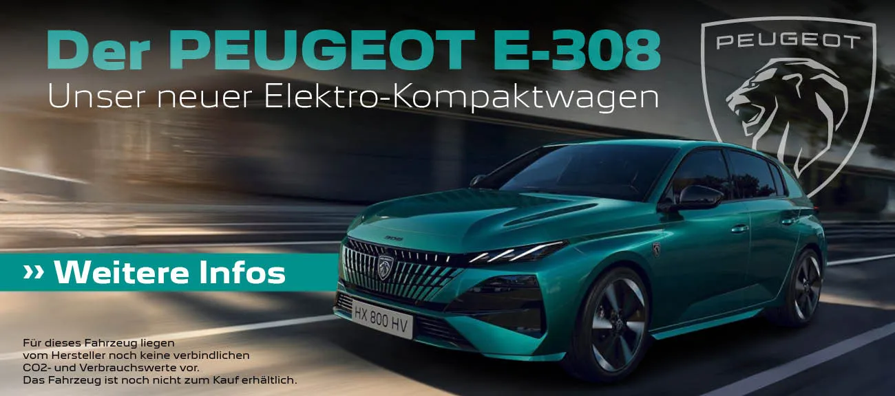 Slider neuer Peugeot 308