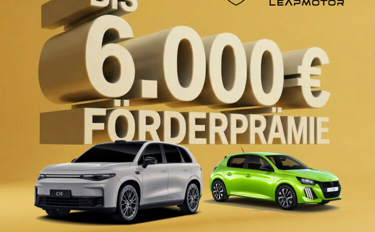  Förderprämie E-Fahrzeug