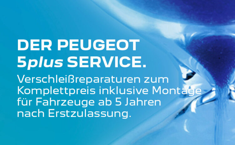  Peugeot 5plus Service