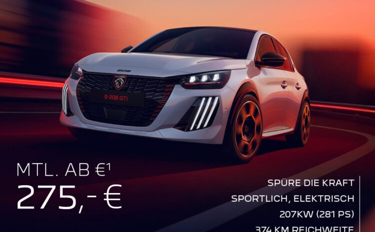  Neuer Peugeot E-208-GTI
