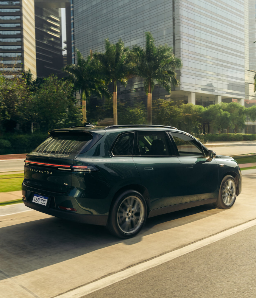 Heckansicht des Leapmotor C10 REEV