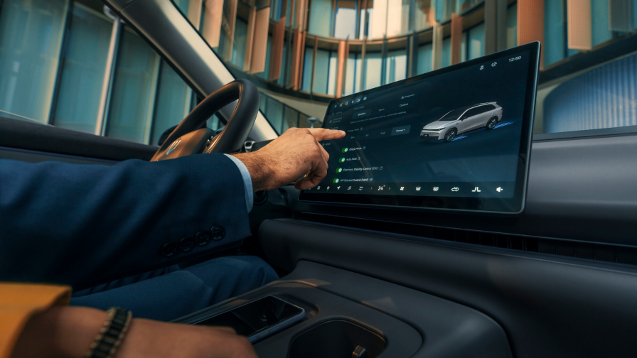 Touchdisplay im Leapmotor C10 REEV